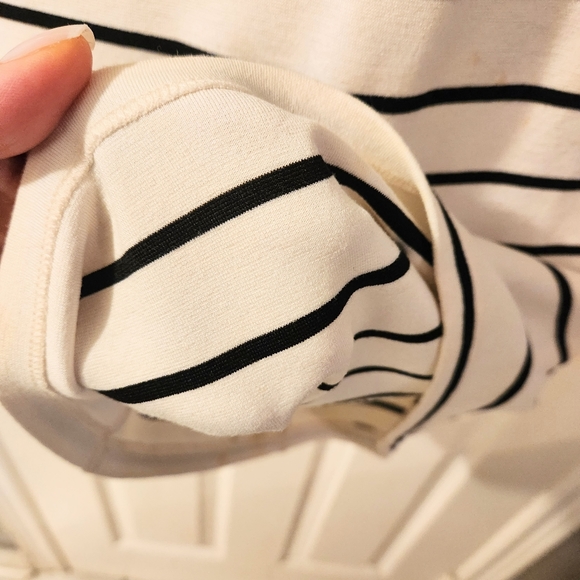 H&M STRIPED LONG SLEEVE DRESS - Picture 8 of 11